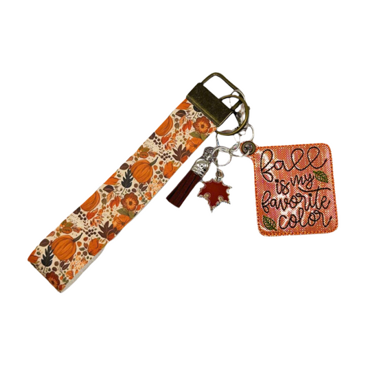 Fall is My Favorite Color Keychain and Wristlet