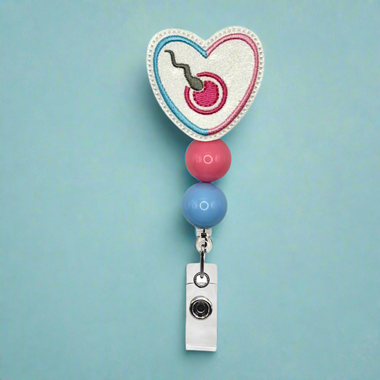 Fertility Heart Badge Reel