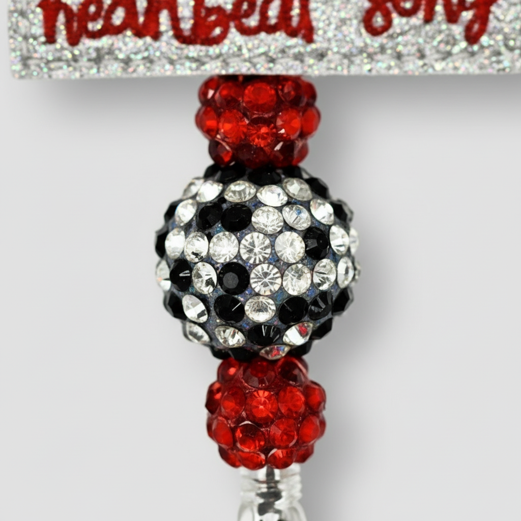 Heart beat song badge reel