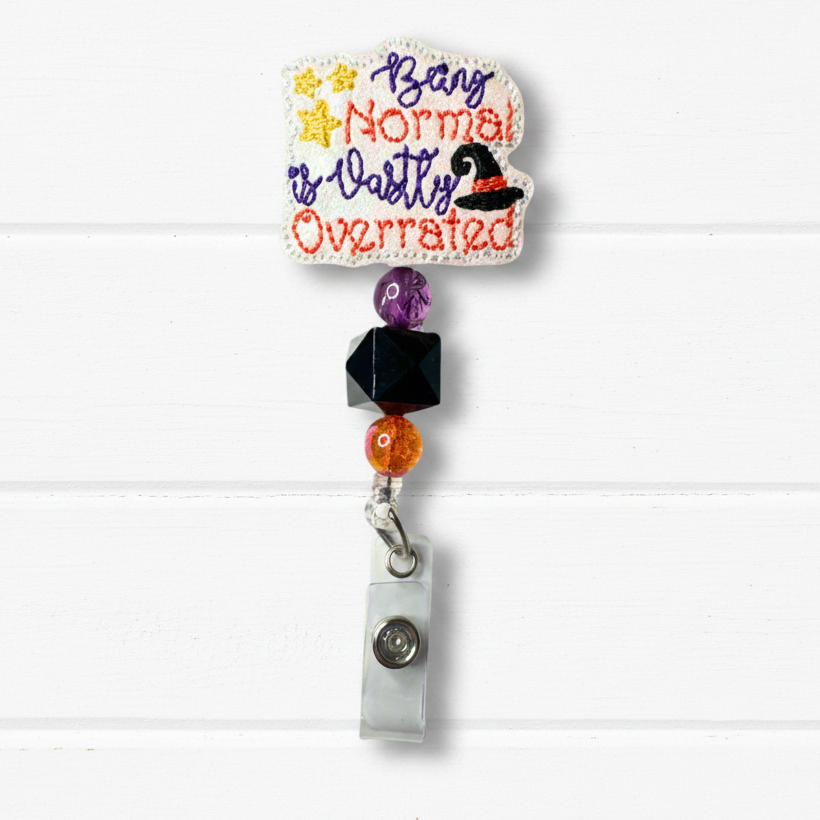 Being Normal is Vastly Overrated Badge Reel
