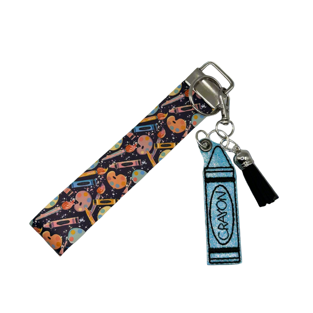 Crayon Keychain and Wristlet