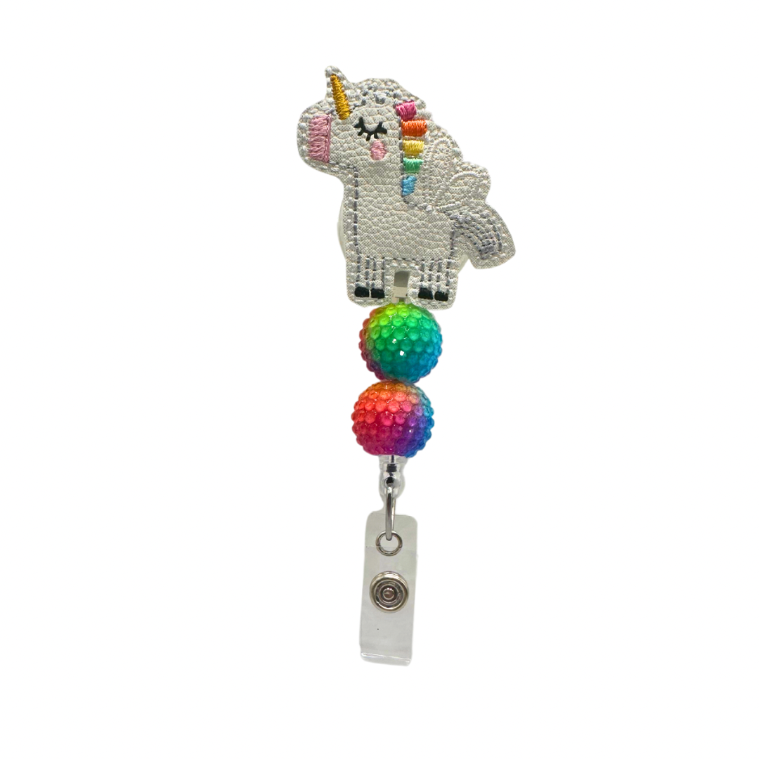 Rainbow Unicorn Badge Reel