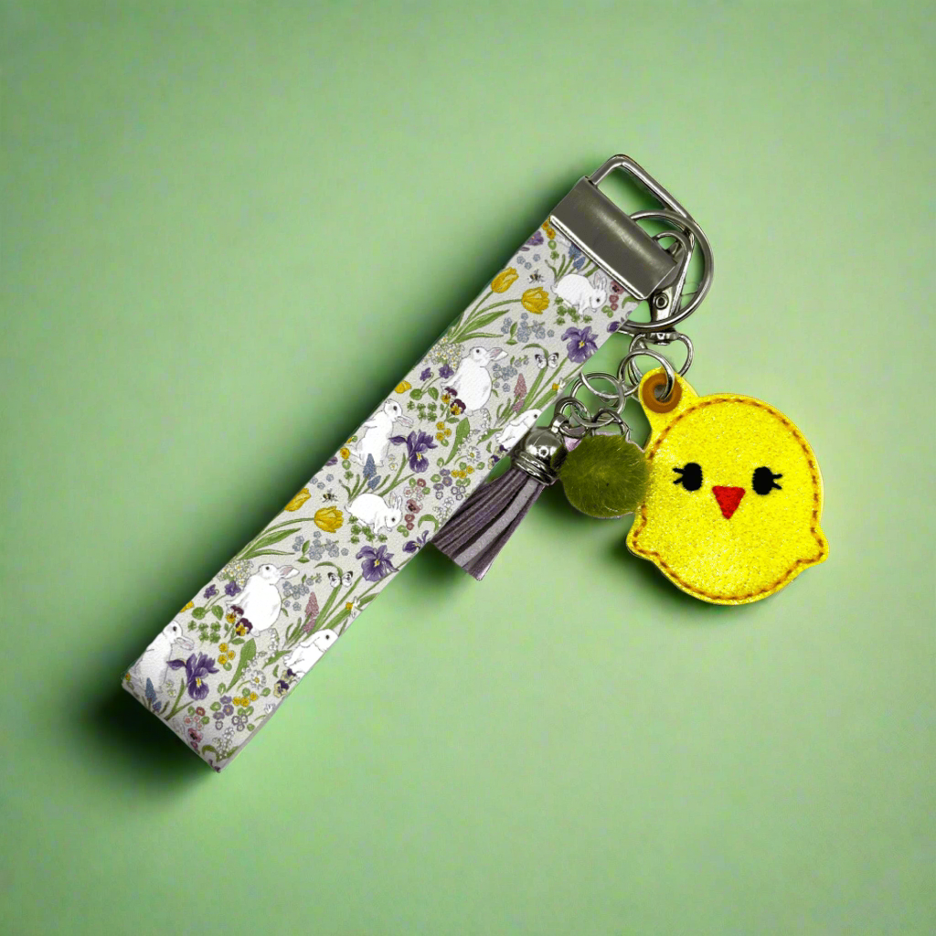 Chick Keychain and Wristlet