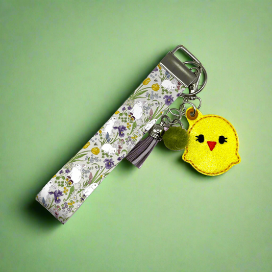 Chick Keychain and Wristlet