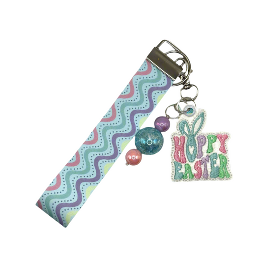 Hoppy Easter Keychain and Wristlet