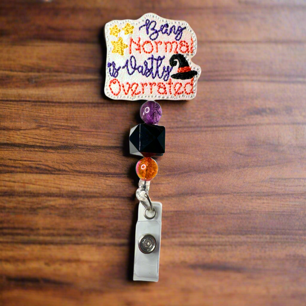 Being Normal is Vastly Overrated Badge Reel