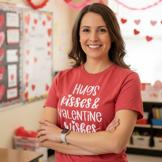 Hugs, Kisses and Valentine Wishes T-Shirt