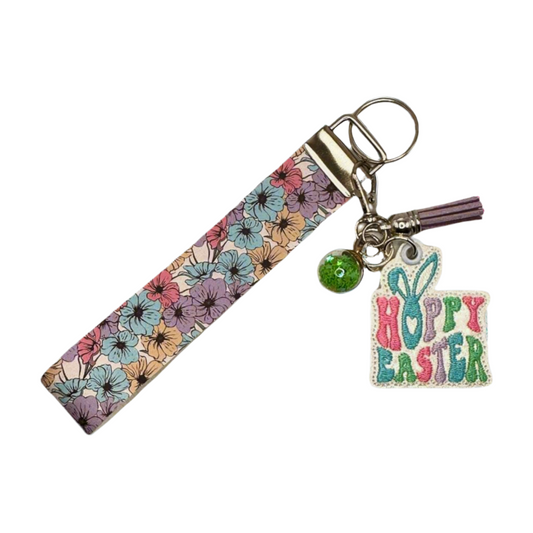 Hoppy Easter Keychain and Wristlet