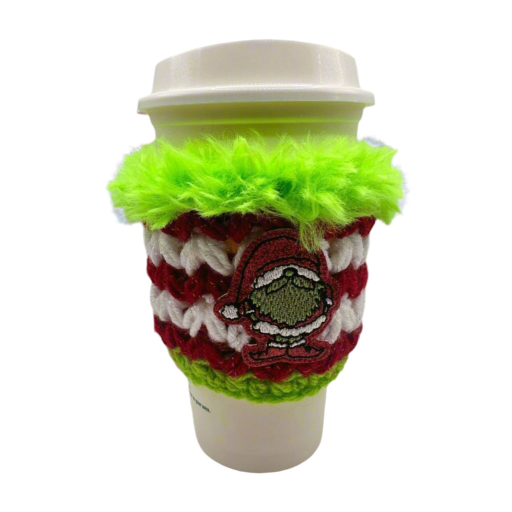 Green Gnome Coffee Cozy