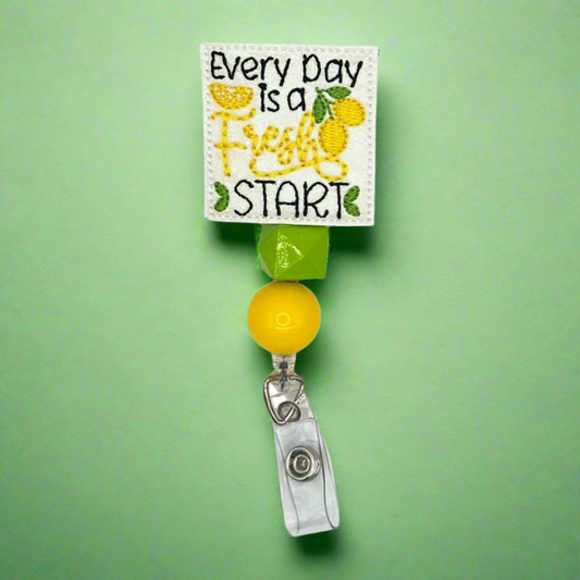 Every Day is a Fresh Start Badge Reel