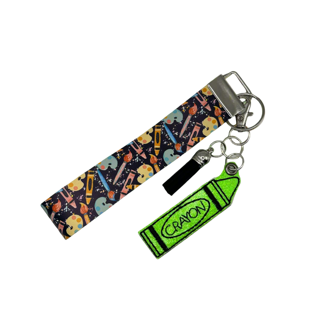 Crayon Keychain and Wristlet