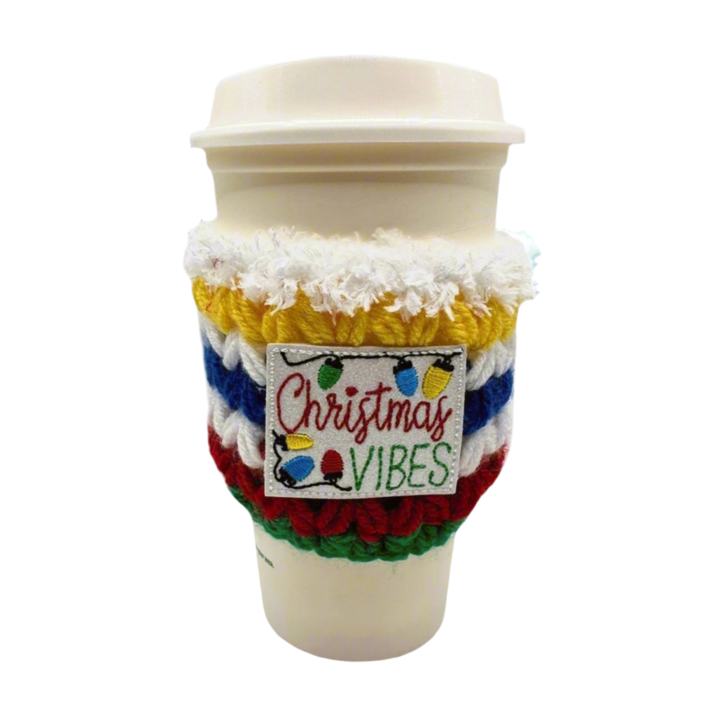 Christmas Vibes Coffee Cozy