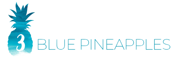 3 Blue Pineapples