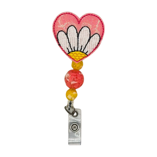 Daisy Heart Badge Reel
