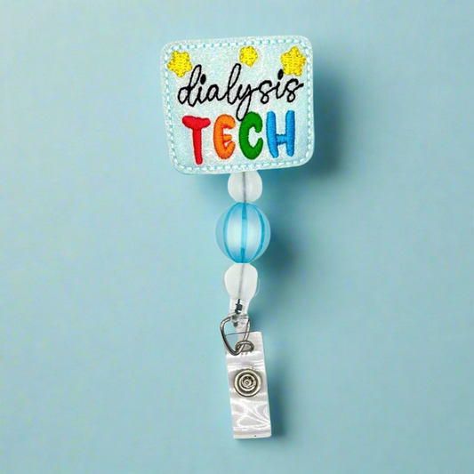 Dialysis tech badge reel