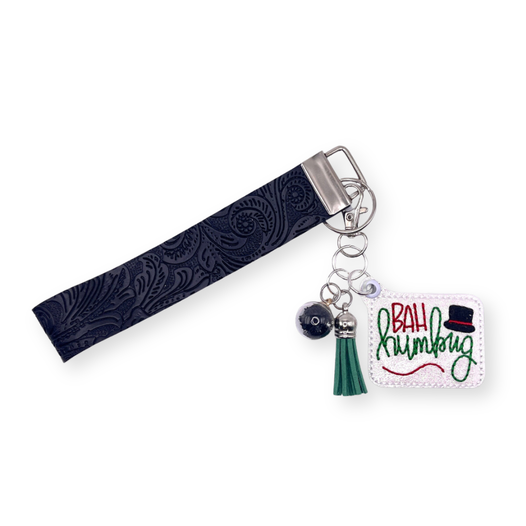Bah Humbug Keychain and Wristlet