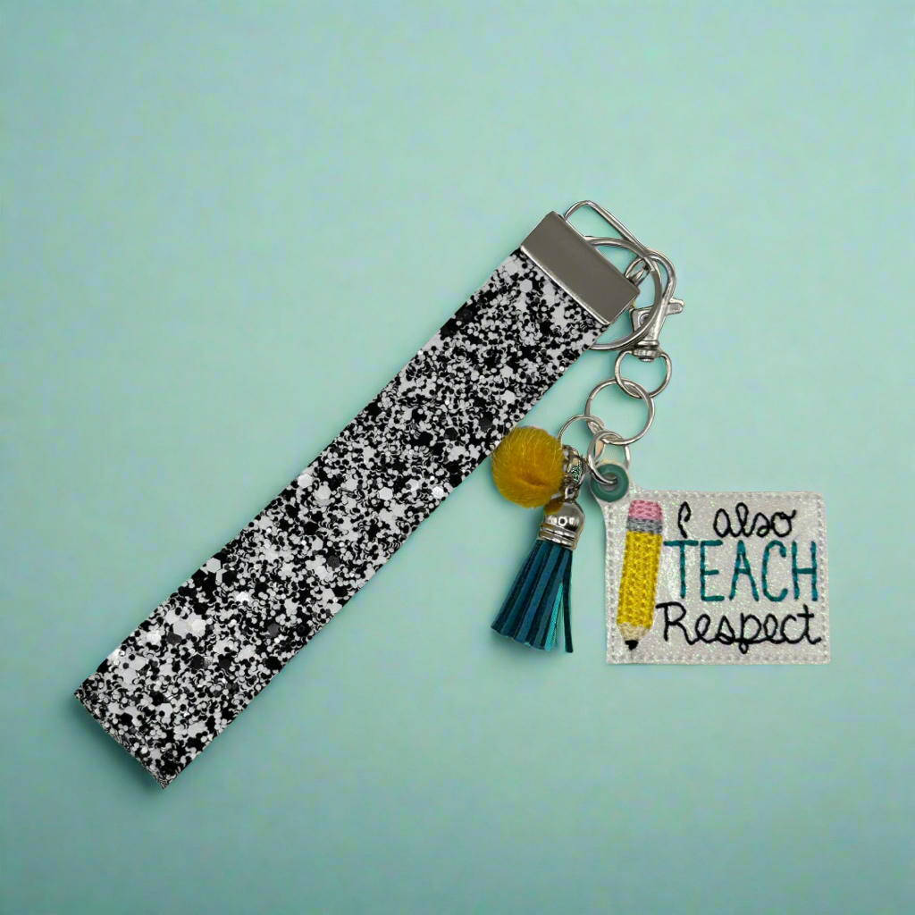 I Also Teach Respect Keychain and Wristlet