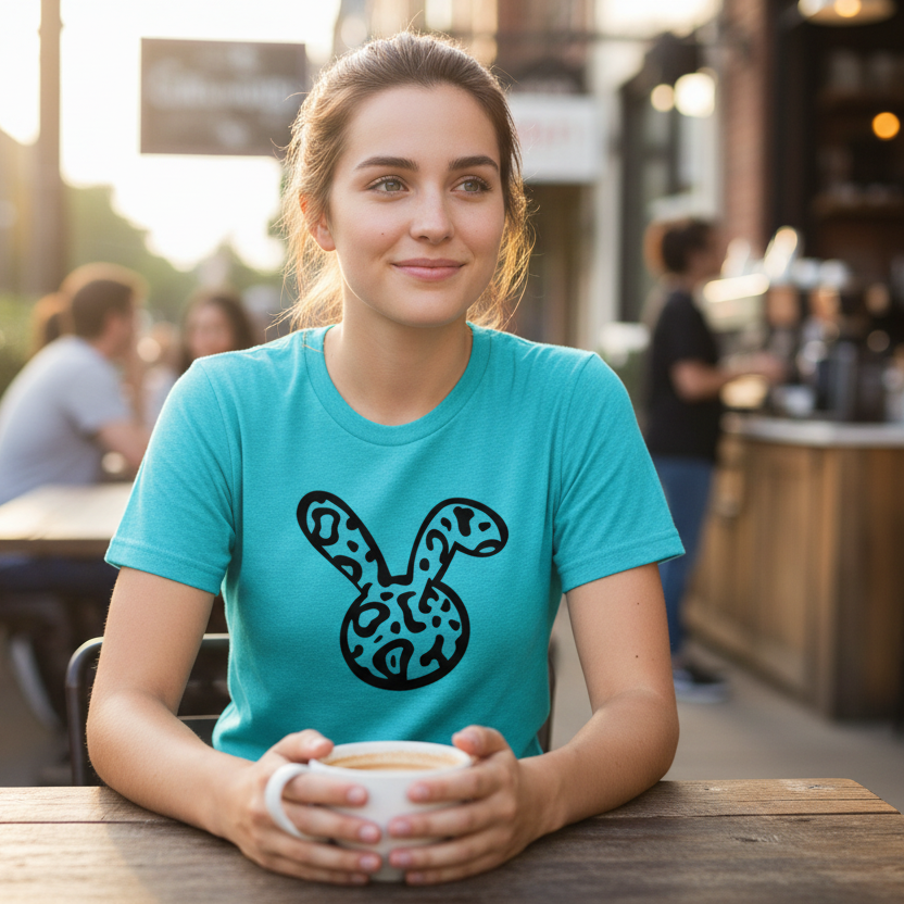 Bunny Ears T-Shirt, handmade t-shirt - view 4