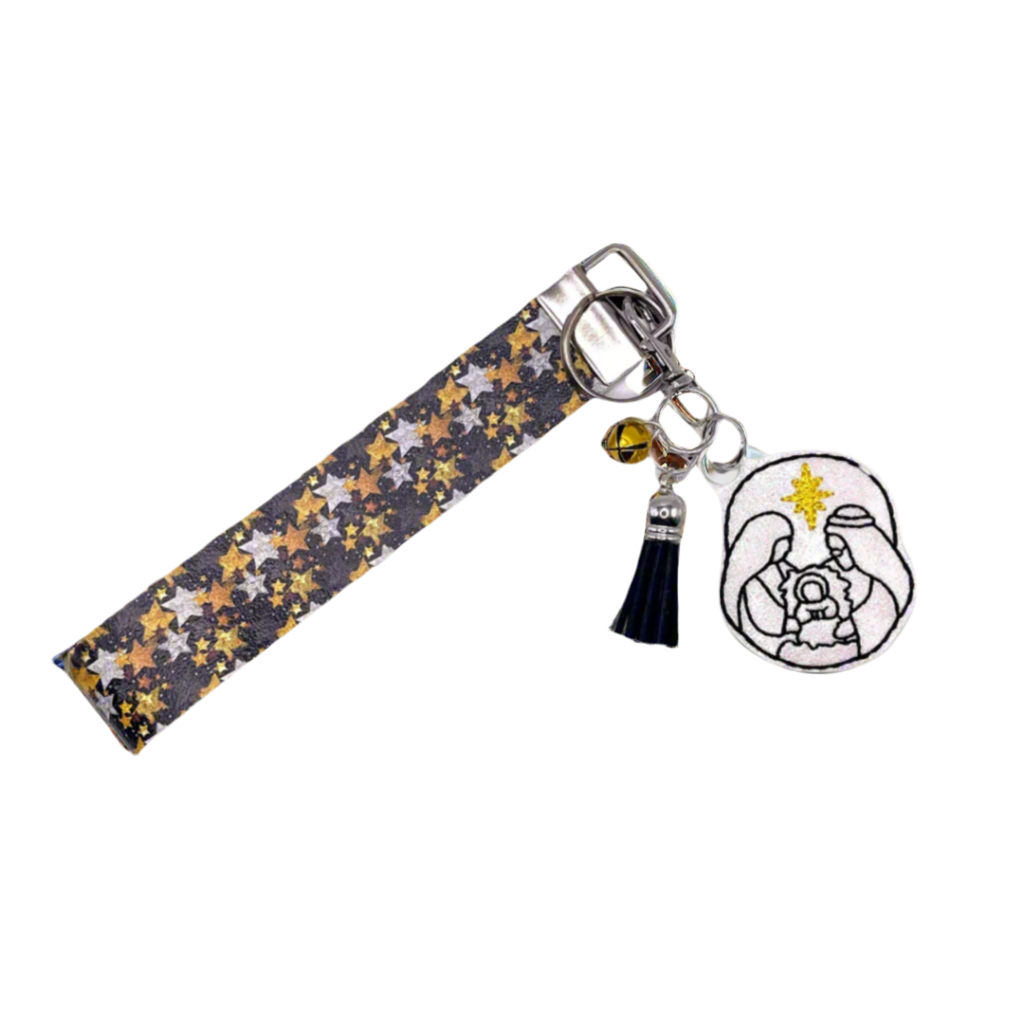 Nativity Keychain and Wristlet