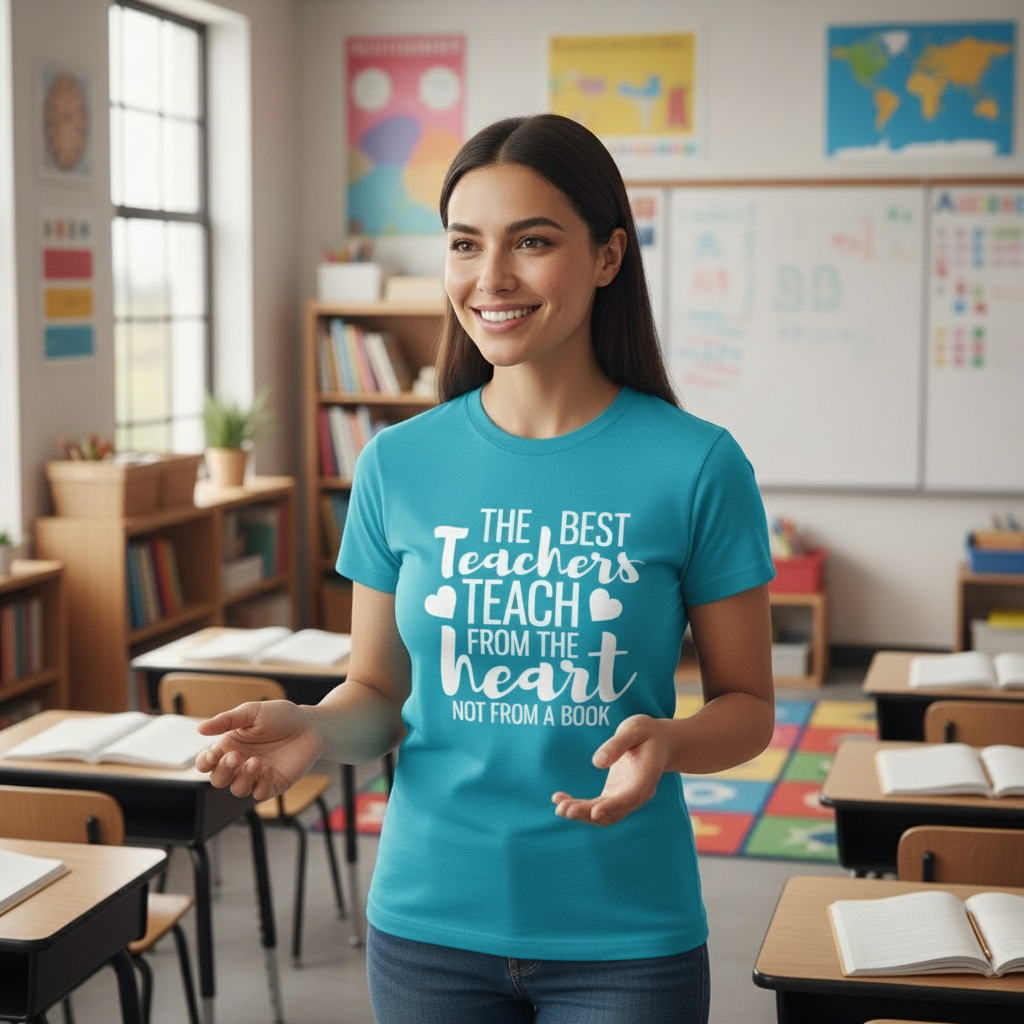 The Best Teachers Teach from the Heart T-Shirt