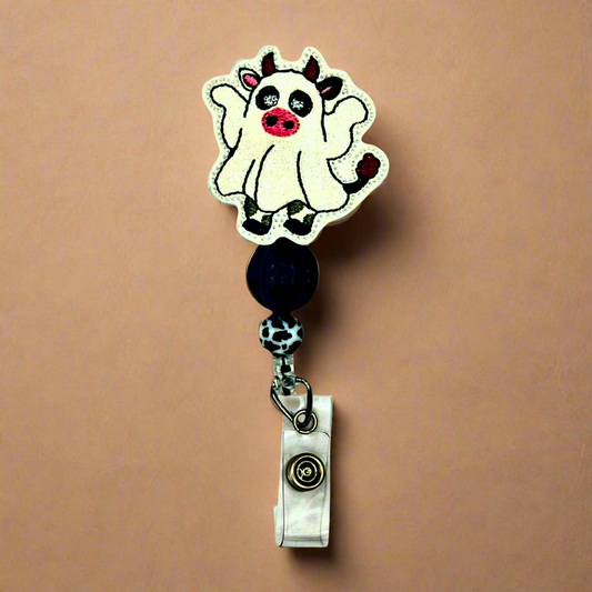 Boo Cow Badge Reel