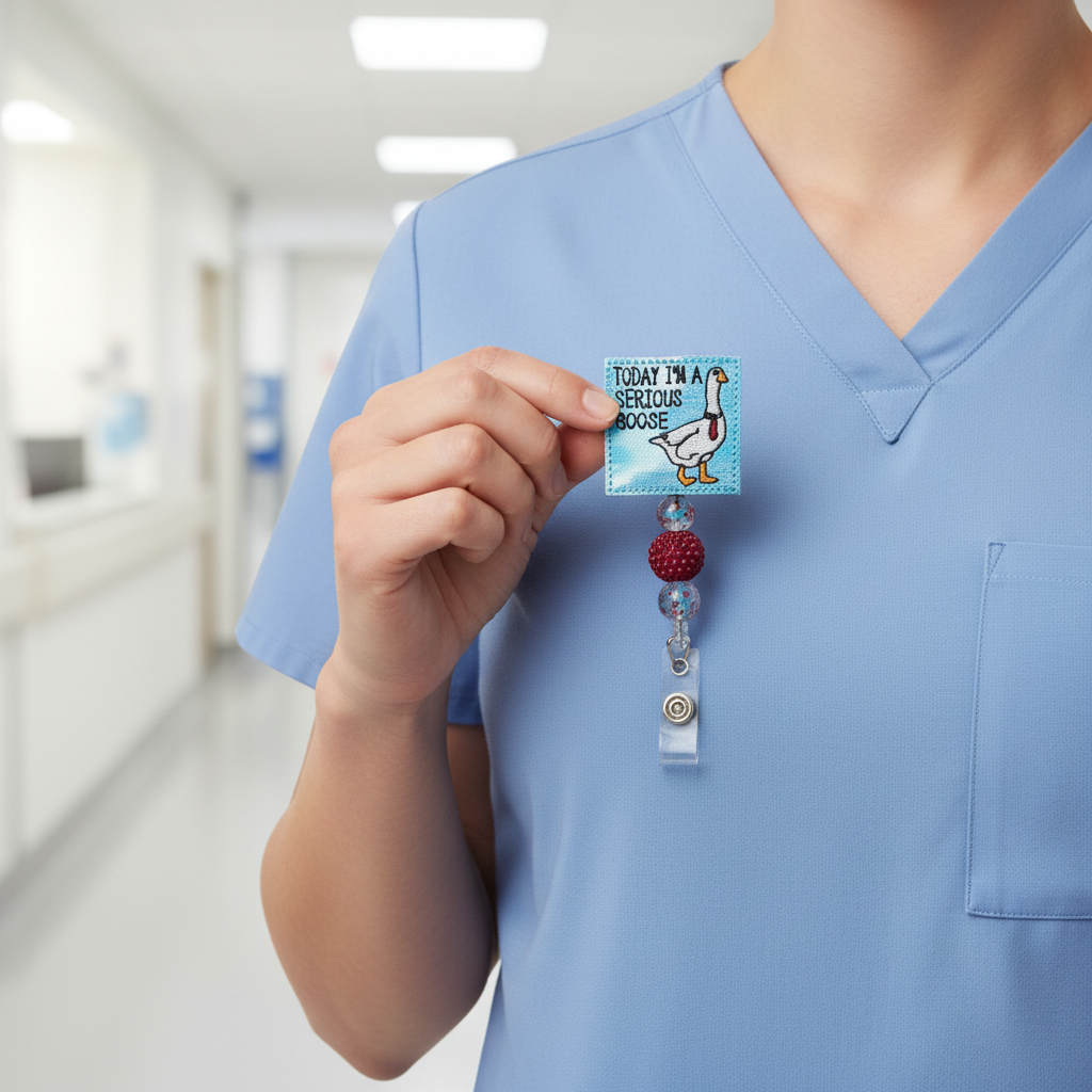 Today I’m a Serious Goose Badge Reel