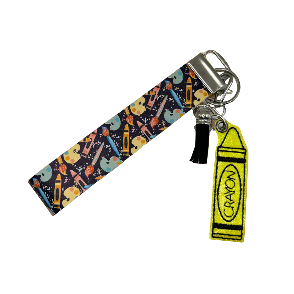 Crayon Keychain and Wristlet
