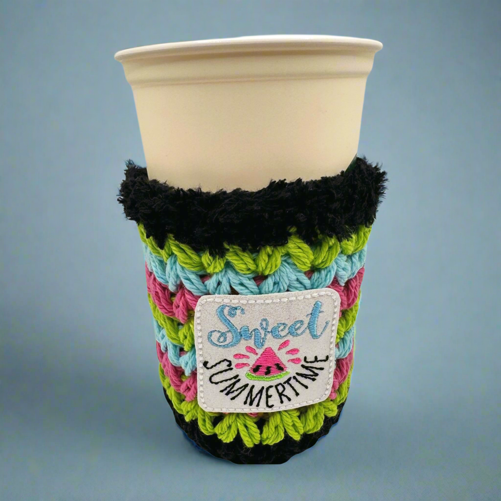 Sweet summertime cold drink cozy