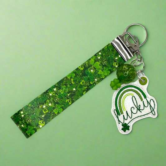 Lucky Rainbow Keychain and Wristlet