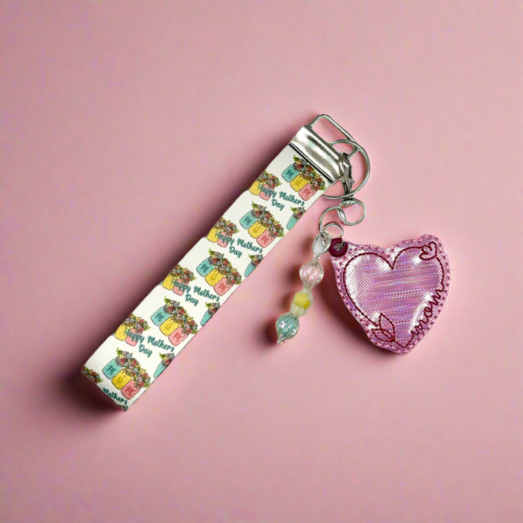 Mother’s Day Keychain and Wristlet