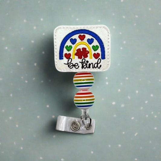 Be Kind Rainbow Badge Reel