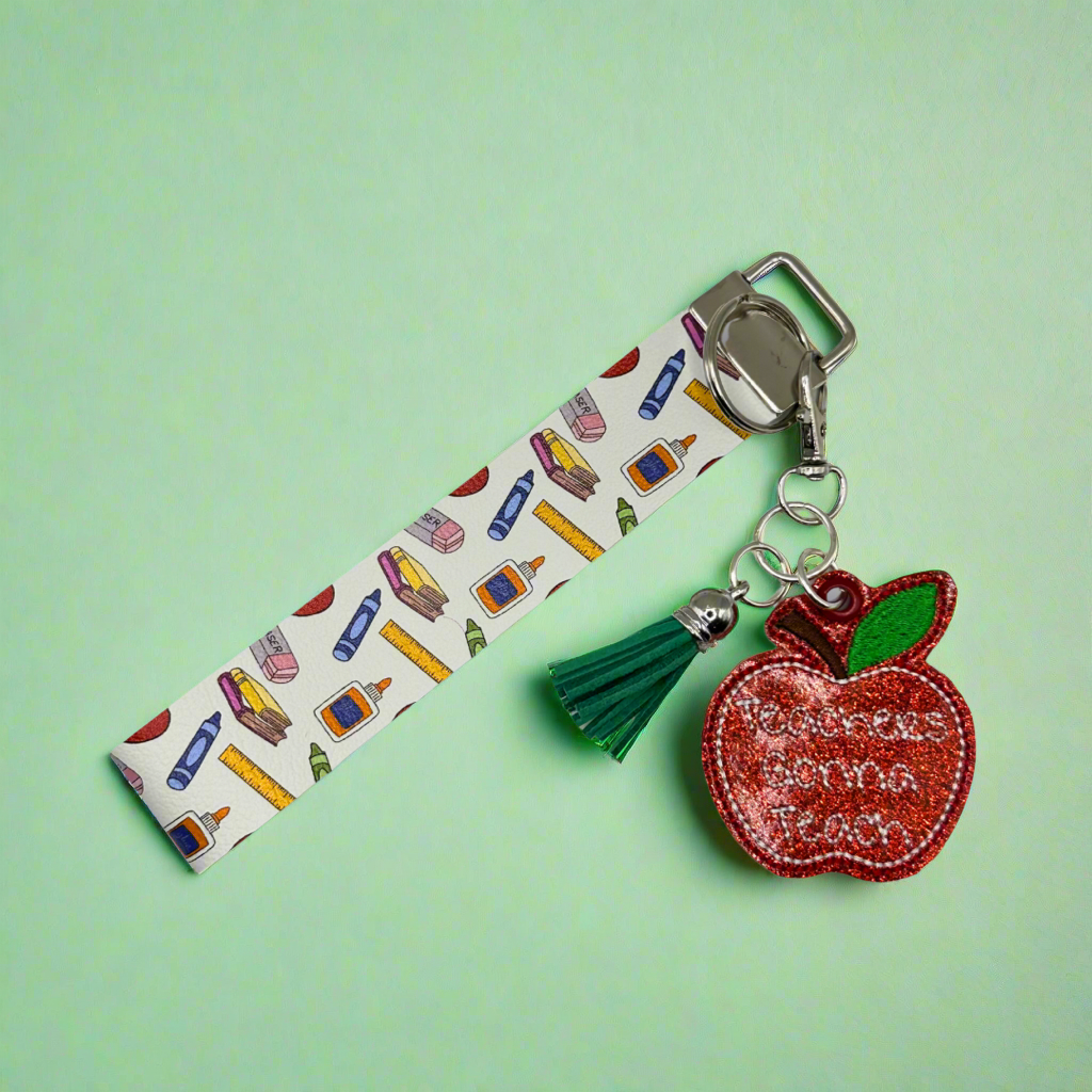 Teachers Gonna Teach Keychain and Wristlet