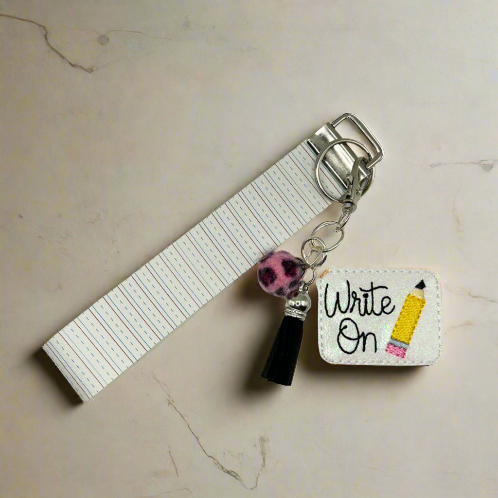 Write On Keychain and Wristlet