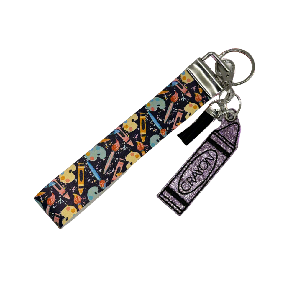 Crayon Keychain and Wristlet