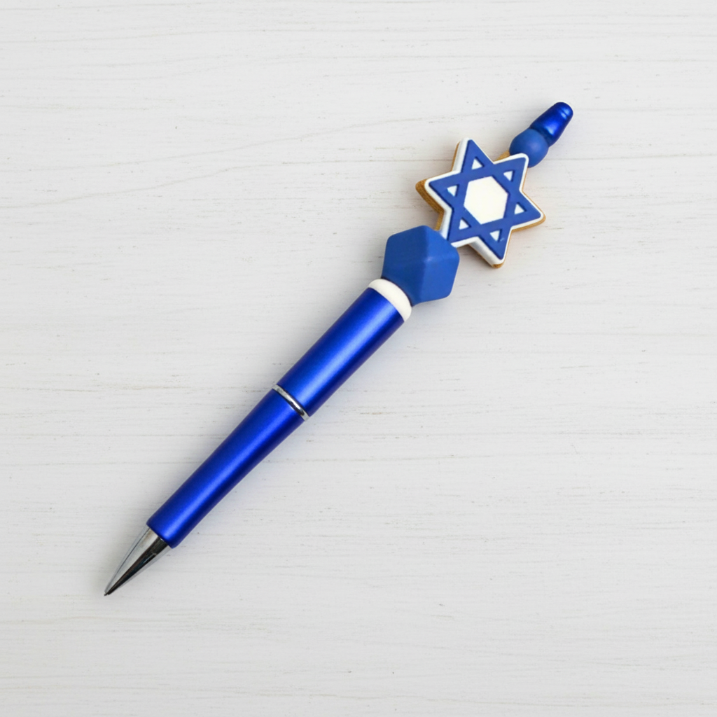 Star of David Beaded Pen