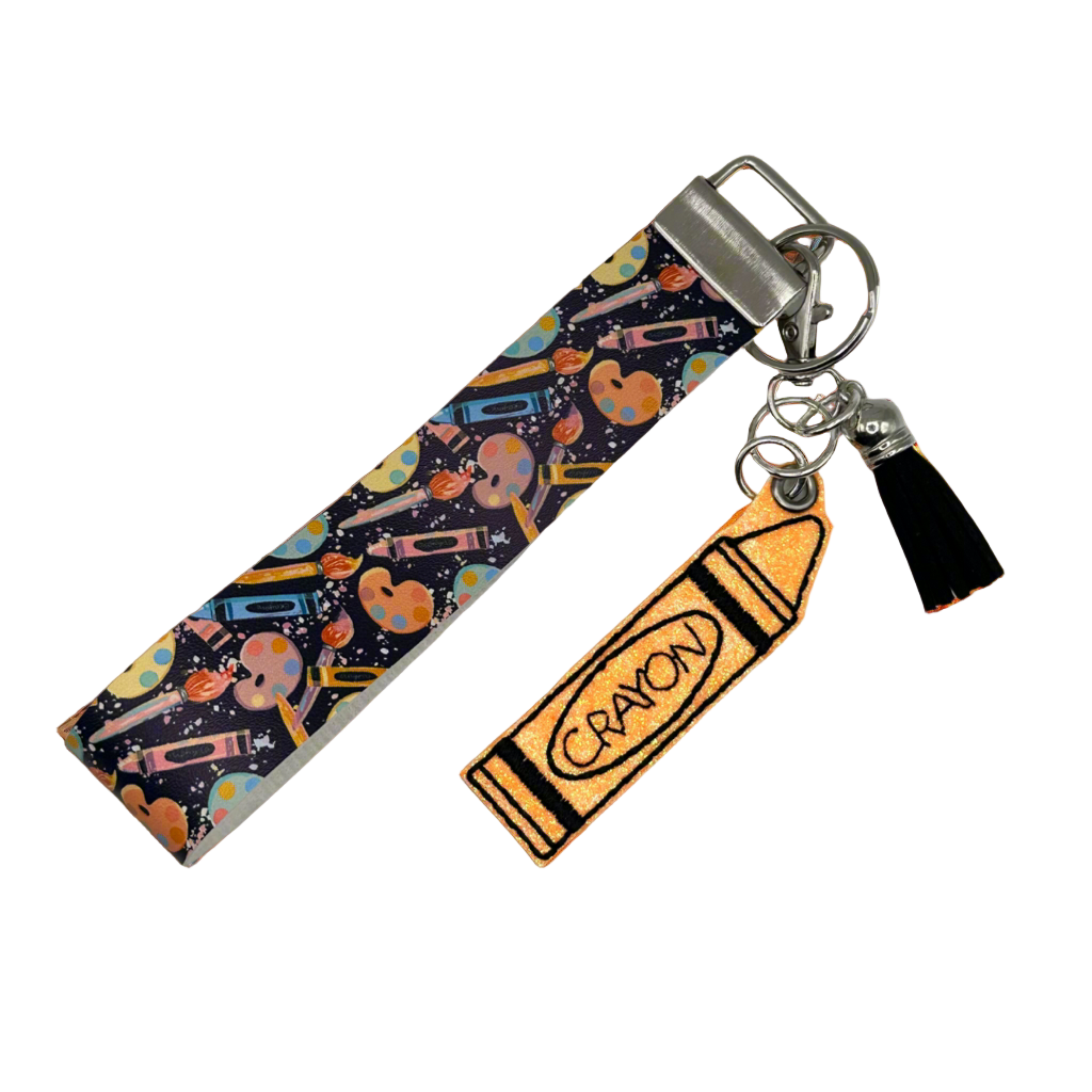 Crayon Keychain and Wristlet