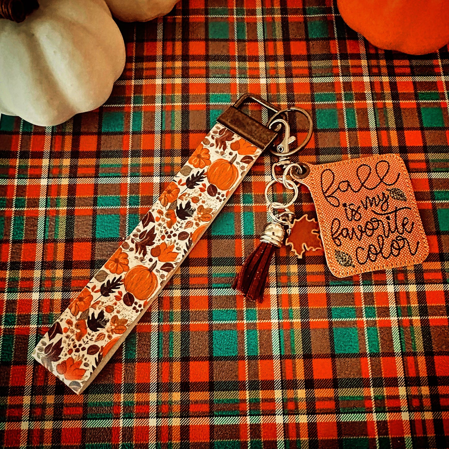 Fall is My Favorite Color Keychain and Wristlet