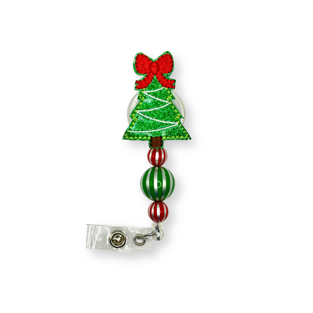 Christmas Tree Badge Reel