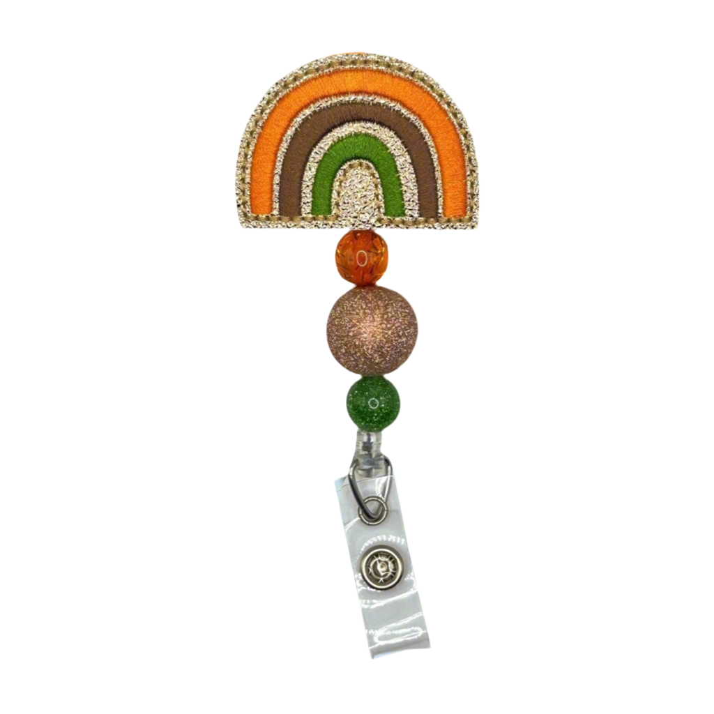 Fall Rainbow Badge Reel