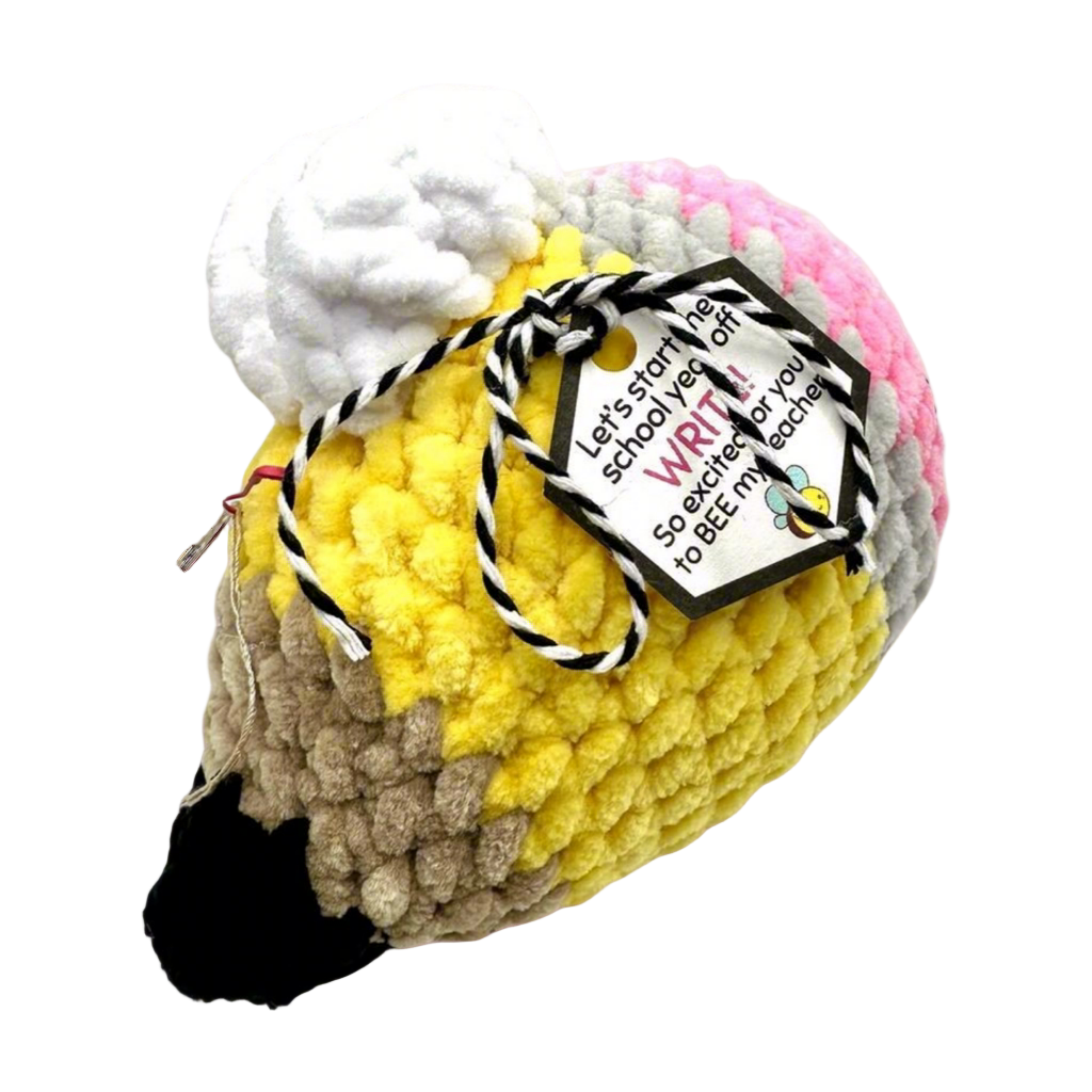 Pencil Bee Plushie
