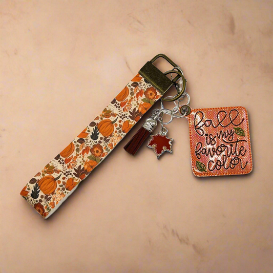 Fall is My Favorite Color Keychain and Wristlet