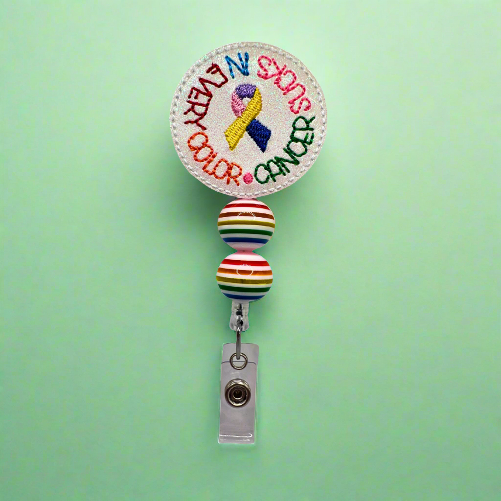 Cancer Sucks in Every Color Badge Reel