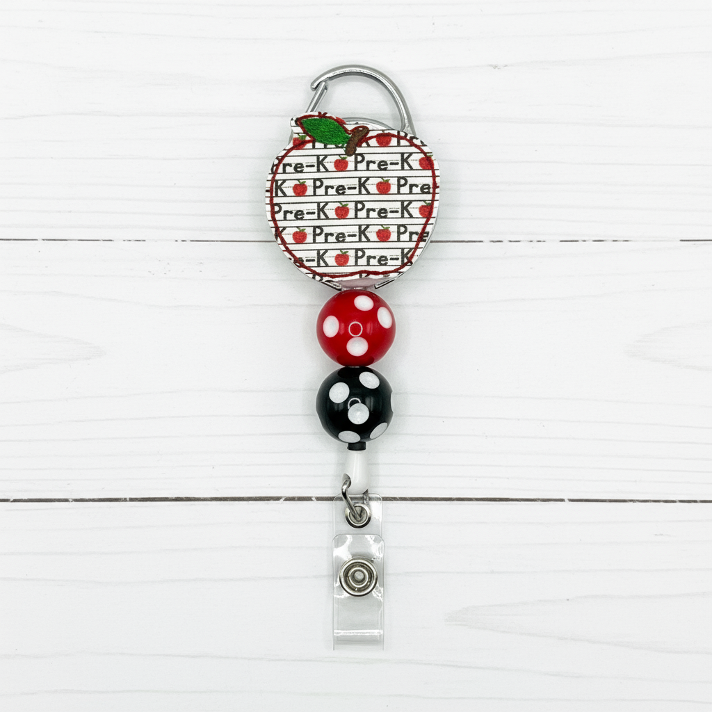 Pre-K Apple Badge Reel