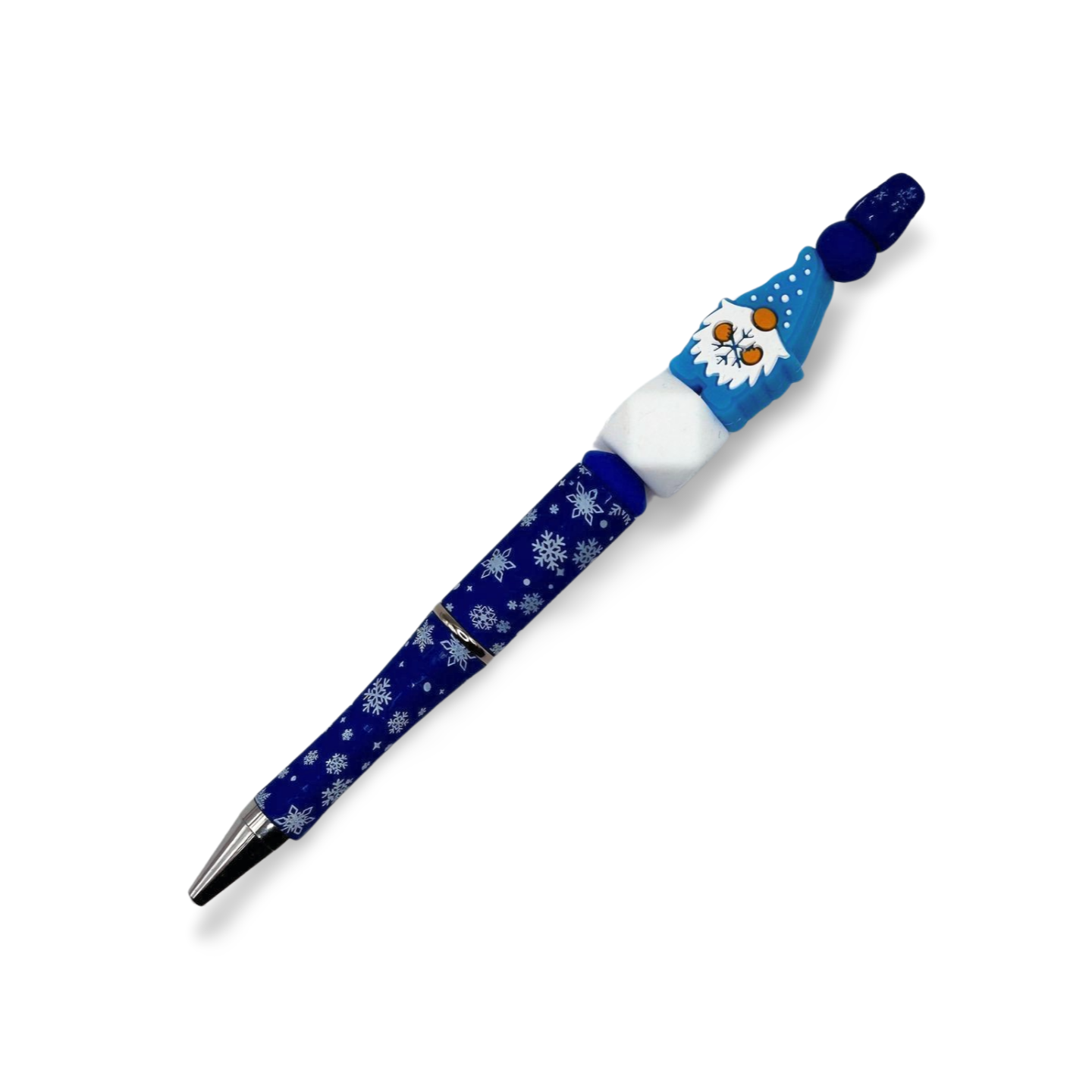 Snow Gnome Beaded Pen