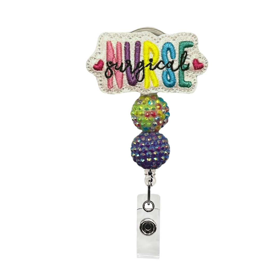 Surgical Nurse Badge Reel