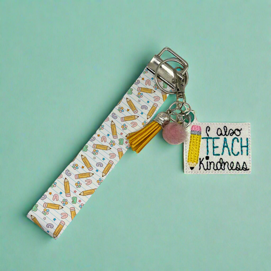 I Also Teach Kindness Keychain and Wristlet