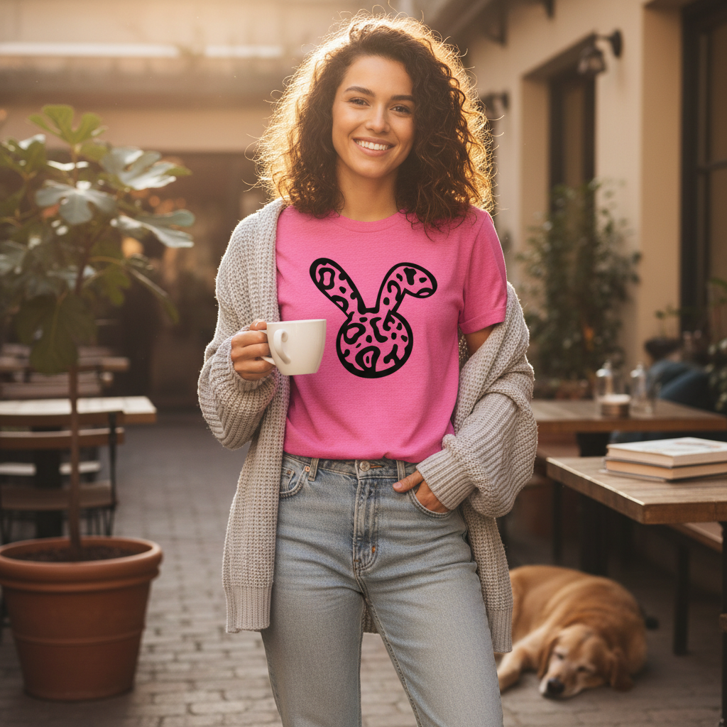 Bunny Ears T-Shirt, handmade t-shirt - view 3