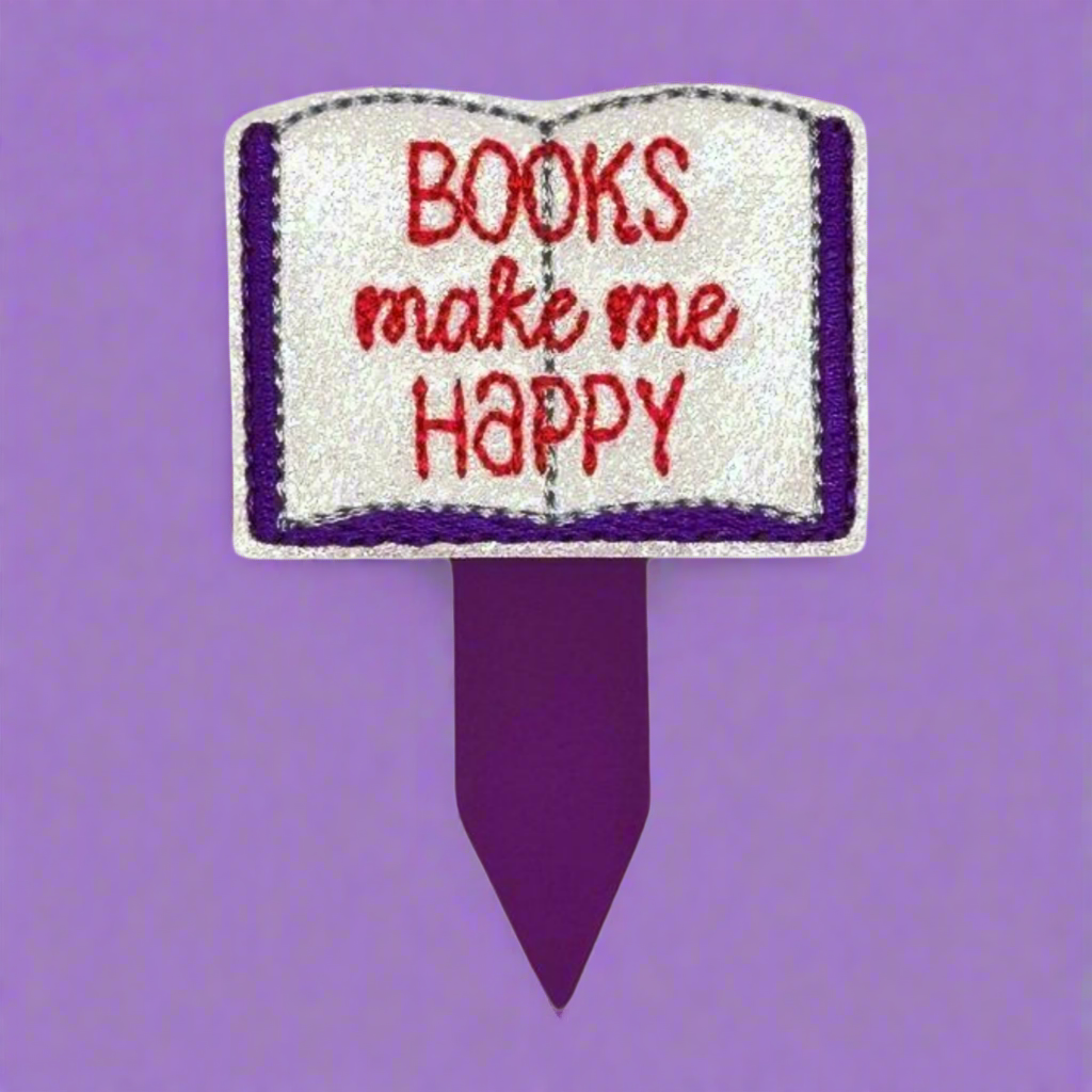Books Make Me Happy Magnetic Bookmark