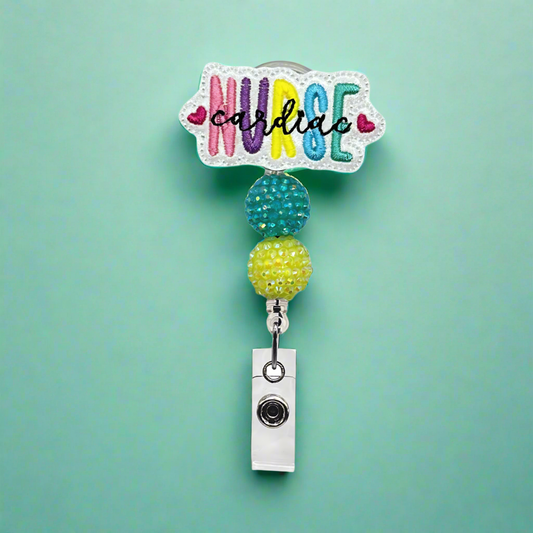 Cardiac Nurse Badge Reel