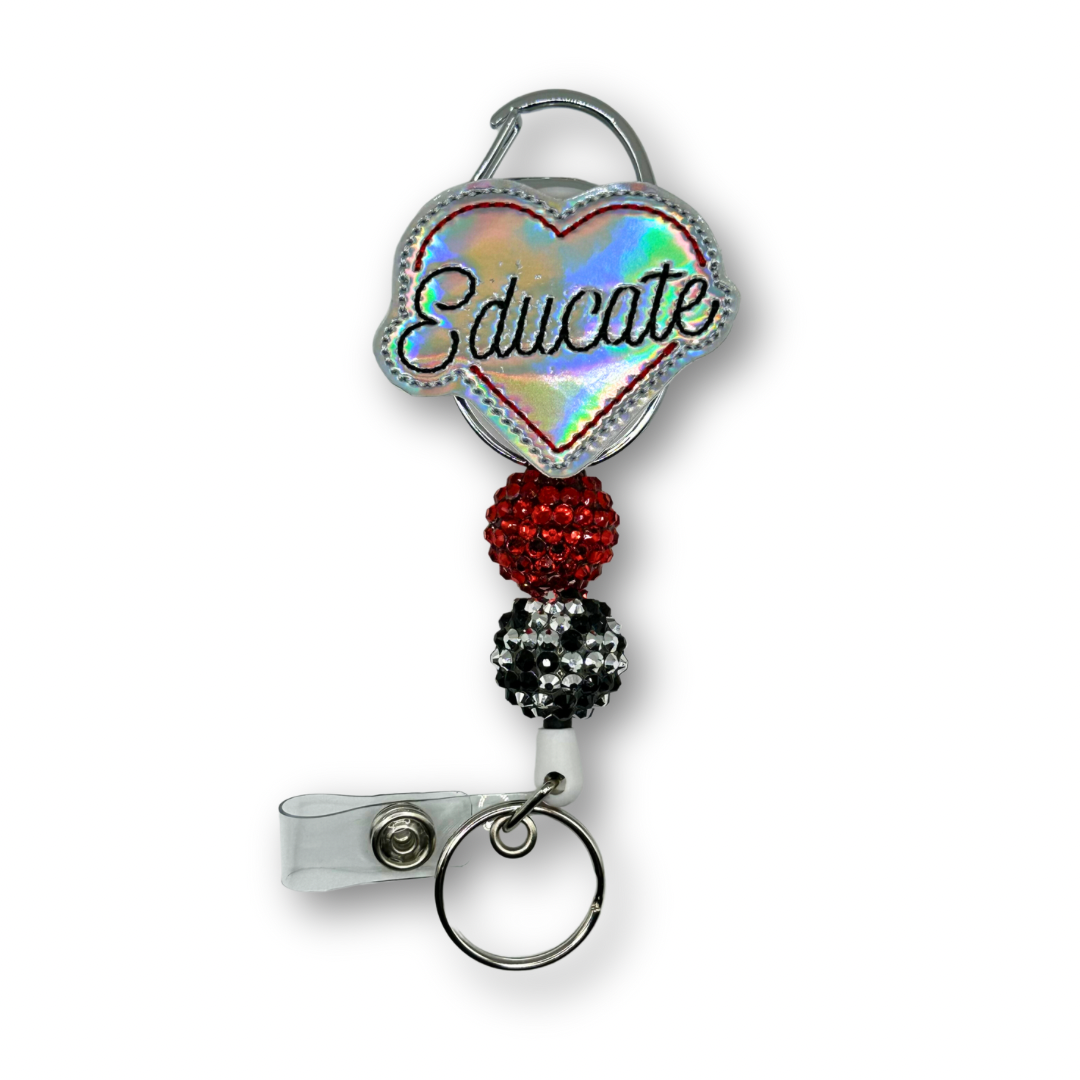 Educate Heart Badge Reel